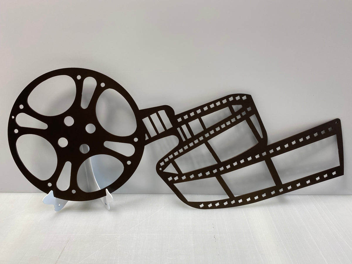 Movie Time 29 x 10.5, 14 ga metal , powder coated. – Dynamic Graffix  Signs and More Inc.