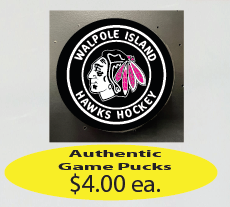 Hawks Authentic Game Puck