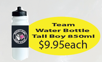 Hawks Water Bottle Tall Boy 850ml Pop Top